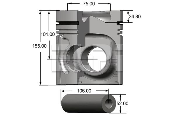 Piston LP181 2230 STD ELPI